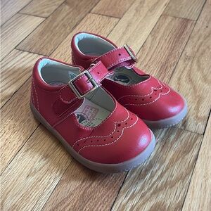 Livie & Luca Red Kids Mary Jane Dress Shoes
